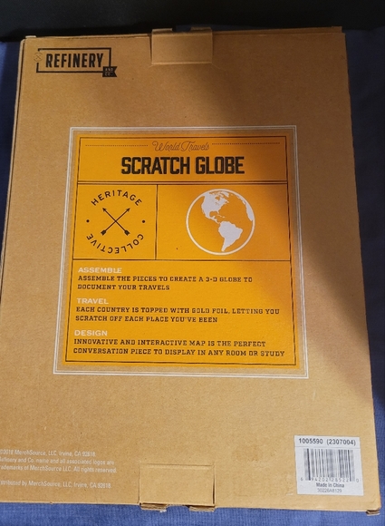 NOB World Travels Scratch Globe Heritage Collective - Picture 7 of 8